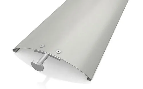 Exterior Louvers, Light Grey Color and Finish