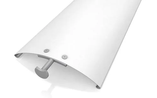 Exterior Louvers, White Color and Finish